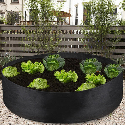 Felt Planting Barrel Indoor Outer Round Plant Bag Non-Woven Seedling Bag, 127x30cm 380L, 130x30cm 400L
