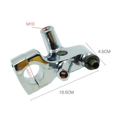 Motorcycle Modification Accessories Reflective Holder Mirror Code Handle Bracket For Honda VT600 / VT750 / STEED400, Handle Bracket (Black), Handle Bracket (Electric Plating)