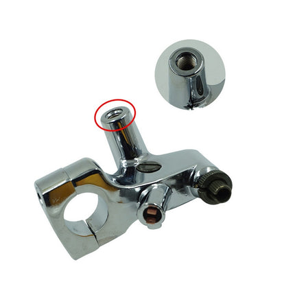 Motorcycle Modification Accessories Reflective Holder Mirror Code Handle Bracket For Honda VT600 / VT750 / STEED400, Handle Bracket (Black), Handle Bracket (Electric Plating)