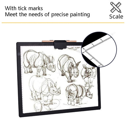 A3-D36 Magnetic Absolute LED Copy Station Soft Eye Protection Edging Calligraphy Copy Of The Painting Plate