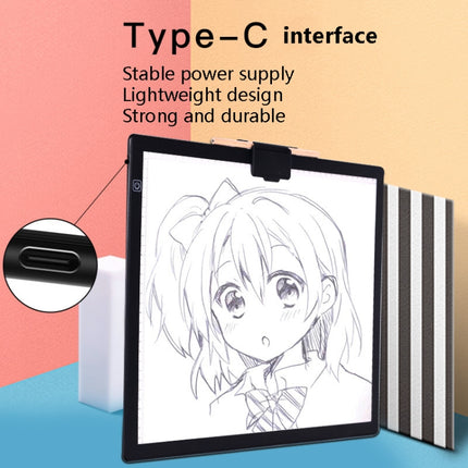 A3-D36 Magnetic Absolute LED Copy Station Soft Eye Protection Edging Calligraphy Copy Of The Painting Plate