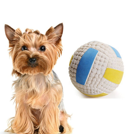 Dog Toy Latex Dog Bite Sound Ball Pet Toys, Large Volleyball, Large Tennis, Large  Rugby, Small Volleyball, Small Tennis, Small Football, Small Rugby, Small Football (Green), Large Football (Green), Small Football (Purple), Small Volleyball (Blue)     ...