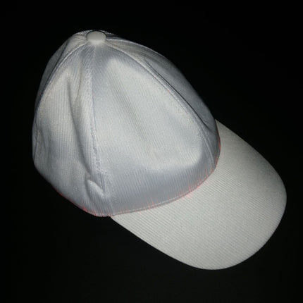 LED Fiber Optic Luminous Hat Couple Luminous Hat Outdoor Luminous Cap Performance Hat, White Colorful Light, Black Colorful Light