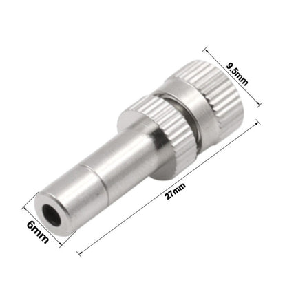 Humidifying And Dedusting Cooling Atomizing Sprinkler Quick-Plug Fog Misting Nozzle, 0.15mm, 0.2mm, 0.3mm, 0.4mm, 0.5mm, 0.6mm, 0.7mm, 0.8mm