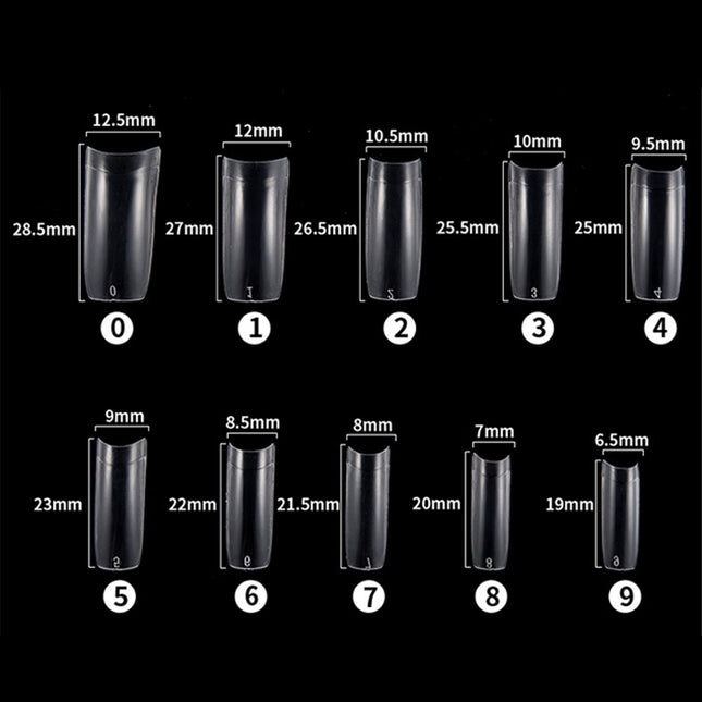 FABIYAN Nail Brush Nail Piece Set Nail Art Polishing Supplies Set, Natural Semi-sticked Small Set, Transparent Semi-sticked Small Set, Natural Full-sticked Small Set, Transparent Full-sticked Small Set, Natural Small Set, Transparent Small Set���������...