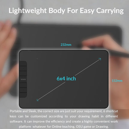 VEIKK VK640 Digital Plate Hand Painted Picture Board Electronic Painting Board, VK640