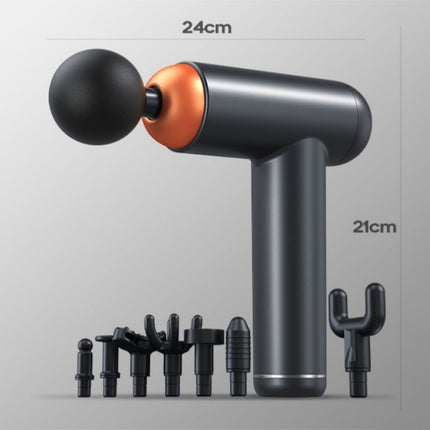Muscles Relax Massager Fitness Equipment Fascia Gun, Professional Model (Black), Storage Model (Black), Flagship Model (6 Gears Gray), Flagship Upgrade (6 Gears Gray), Flagship Upgrade (6 Gears Green)