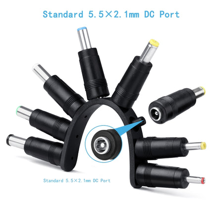 DC Power Cord USB Multi-Function Interchange Plug USB Charging Cable, 8 in 1, 11 in 1