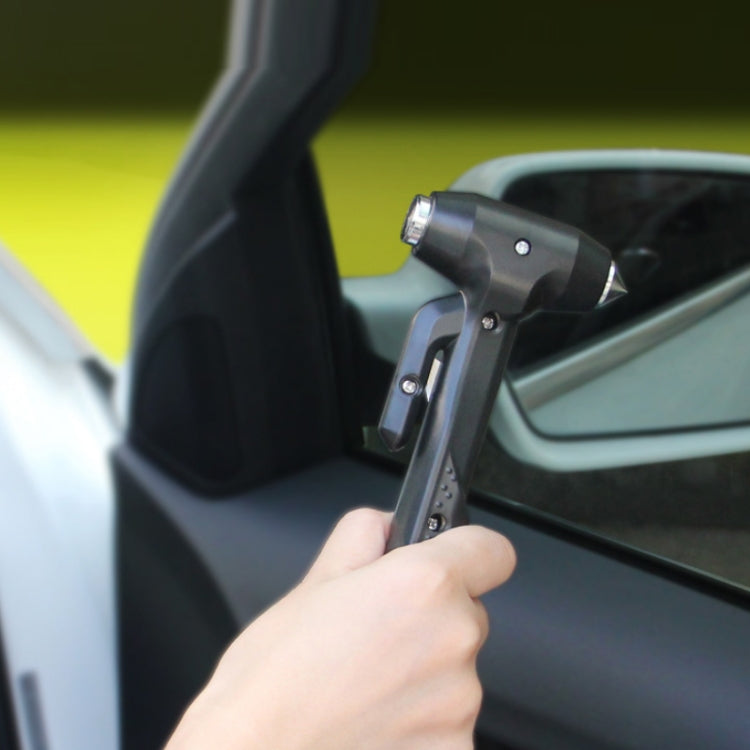 Car Safety Life-Saving Hammer Car Emergency Multifunctional Window Breaker, Upgraded Black, Upgraded Red, Ordinary Red, Deluxed Black With Fixed Rack, Deluxed Red With Fixed Rack