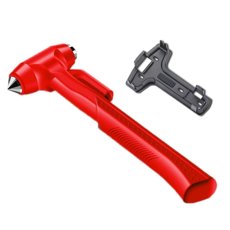 Car Safety Life-Saving Hammer Car Emergency Multifunctional Window Breaker, Upgraded Black, Upgraded Red, Ordinary Red, Deluxed Black With Fixed Rack, Deluxed Red With Fixed Rack