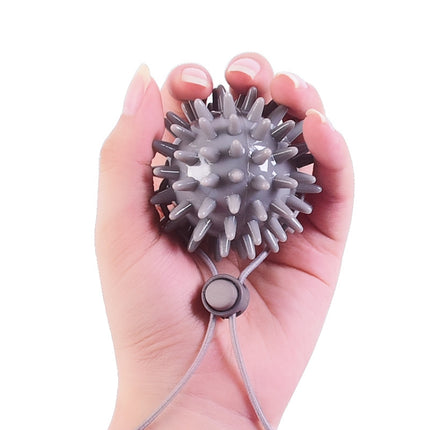 TPR Grip Ball Rehabilitation Hemiplegia Stroke Massage Finger Ball, Specification: Four Fingers, Four Fingers, Two Finger, 6cm (Light Blue), 6cm (Light Orange), 6cm (Yellow), 7cm (Sapphire), 7cm (Deep Blue), 7cm (Light Blue), 7cm (Yellow)              ...