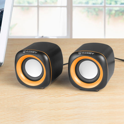 YEEZE A1 Multimedia USB2.0 Desktop Speaker Mini Computer Notebook Speaker, White Blue, White Green, White Purple, White Orange, Black Blue, Black Green, Black Purple, Black Prange, Electroplated Black Gold, Electroplated White, Electroplated Black     ...