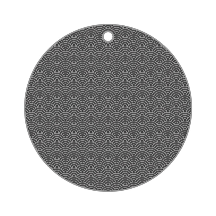 Geometry Kitchen Silicone Pot Holder Heat Insulation Pad Round(Black), Square(Gray), Round(Gray), Square(Black), Round(Black)