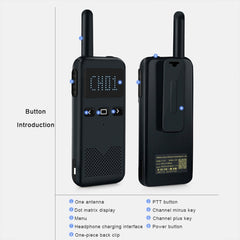 KSUN X-30 M2 Outdoor Handheld Mini Walkie Talkie Color Random Delivery