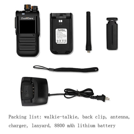 DuoMSera Outdoor Handheld Civil Waterproof High-Power Wireless Walkie-Talkie