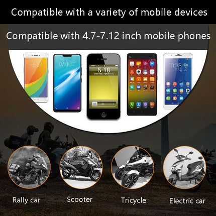 N-STAR NJN002 Motorcycle Metal Aluminum Alloy Universal Anti-Theft Mobile Phone Bracket, NJN002(T-shaped Ball Head Installation), NJN002(Inclined Ball Head Installation)