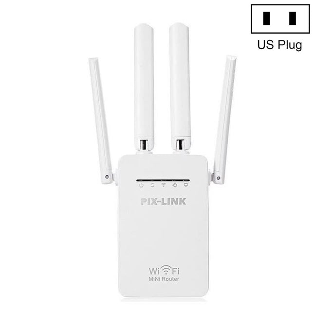 PIX-LINK LV-WR09 300Mbps WiFi Range Extender Repeater Mini Router, US Pulg, EU Plug, UK Plug, AU Plug