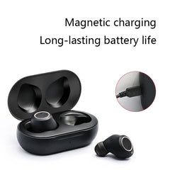 GM-305 Binaural Magnetic Rechargeable Hearing Aid Wireless Bluetooth Elderly Voice Amplifier, GM-305 (Black), GM-305 (White)