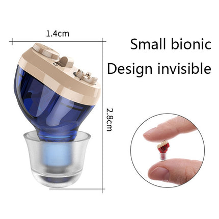 Old Man Hearing Aid Sound Amplifier Sound Collector