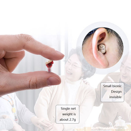 Old Man Hearing Aid Sound Amplifier Sound Collector