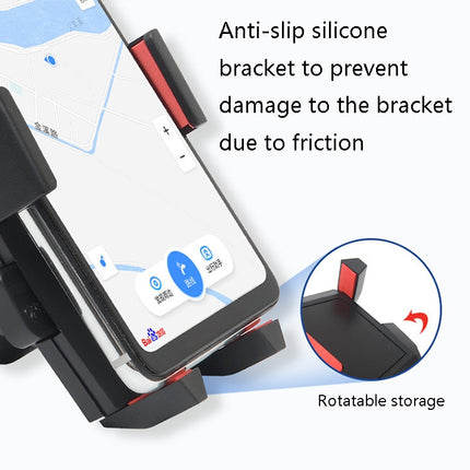 Car Windshield Automatic Lock Phone Holder, Red, Yellow, Blue, Black