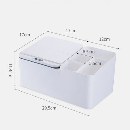 EXPED SMART Intelligent Induction Desktop Electric Storage Box, Battery Version (White), Battery Version (Gray), USB Charging (White), USB Charging (Gray)