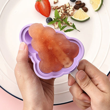 Household Silicone Popsicle Ice Cream Mold With Lid, Grape, Strawberry, Flying Saucer, Rocket, Strawberry + Grape, Flying Saucer + Rocket