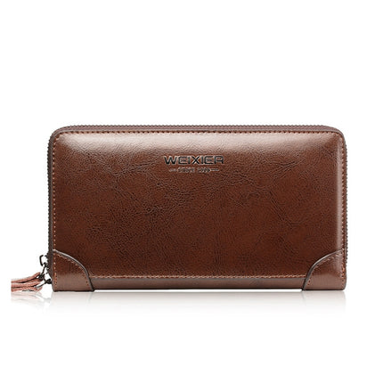 WEIXIER W88  Handbags Men Pu Hand Tested Handbags Multi-Function Wallet