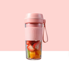 FS1300 Mini Juicer Home Portable Cooking Machine Student Juice Cup Juicer, Gem Blue Double Blade, Cherry Blossom Double Blade, Gem Blue Four Blade, Cherry Blossom Four  Blade