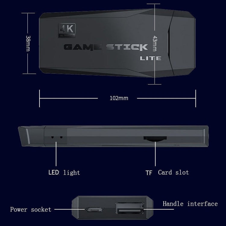 M8 Wireless HDMI Arcade Game Home TV Mini Game Machine with 2 x GamePads, M8  64G (Wireless), M8  32G (Wireless)