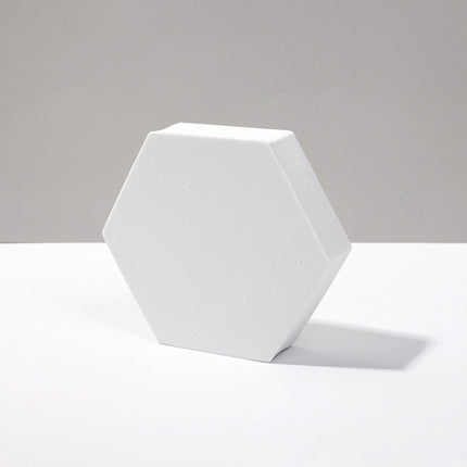8 PCS Geometric Cube Photo Props Decorative Ornaments Photography Platform, Colour: 5 x 5 x 5cm Small White Square, Small White Square, Large White Square, Small White Rectangular, Large White Rectangular, Small White Cylindrical, Large White Cylindric...