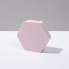 Small Light Pink Hexagon