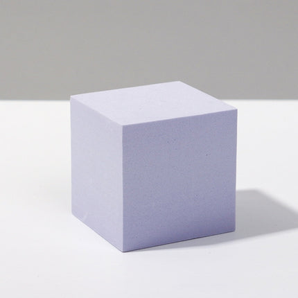 8 PCS Geometric Cube Photo Props Decorative Ornaments Photography Platform, Colour: 5 x 5 x 5cm Small White Square, Small White Square, Large White Square, Small White Rectangular, Large White Rectangular, Small White Cylindrical, Large White Cylindric...