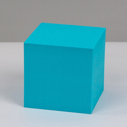 8 PCS Geometric Cube Photo Props Decorative Ornaments Photography Platform, Colour: 5 x 5 x 5cm Small White Square, Small Lake Blue Square, Large Lake Blue Square, Small Lake Blue Rectangular, Large Lake Blue Rectangular, Small Lake Blue Cylinder      ...