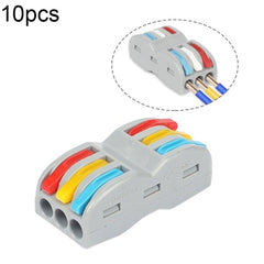 SPL-2 2 In 3 Out Colorful Quick Line Terminal Multi-Function Dismantling Wire Connection Terminal, SPL-2 2 In 3 Out, SPL-3 3 In 3 Out, SPL-42 2 In 4 Out, SPL-62 2 In 6 Out, SPL-63 3 In 6 Out, SPL-93 3 In 9 Out, LT-624 2 In 4 Out, LT-626 2 In 6 Out