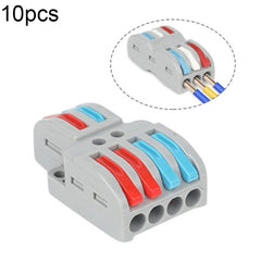 SPL-2 2 In 3 Out Colorful Quick Line Terminal Multi-Function Dismantling Wire Connection Terminal, SPL-2 2 In 3 Out, SPL-3 3 In 3 Out, SPL-42 2 In 4 Out, SPL-62 2 In 6 Out, SPL-63 3 In 6 Out, SPL-93 3 In 9 Out, LT-624 2 In 4 Out, LT-626 2 In 6 Out