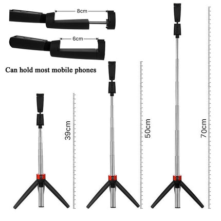 Bluetooth Selfie Stick Integrated Video Broadcasting Tripod Selfie Stick