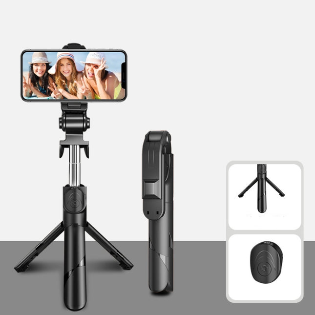 Kein Bluetooth Schwarz XT02 360-Grad drehbarer, multifunktionaler, einziehbarer Selfie-Stick für Mobiltelefone zum Aufnehmen von Live-TV-Dramen, Stativ, Bluetooth Schwarz, Bluetooth Weiß, 2 Stück, Kein Bluetooth Schwarz, 2 Stück, Kein Bluetooth Weiß