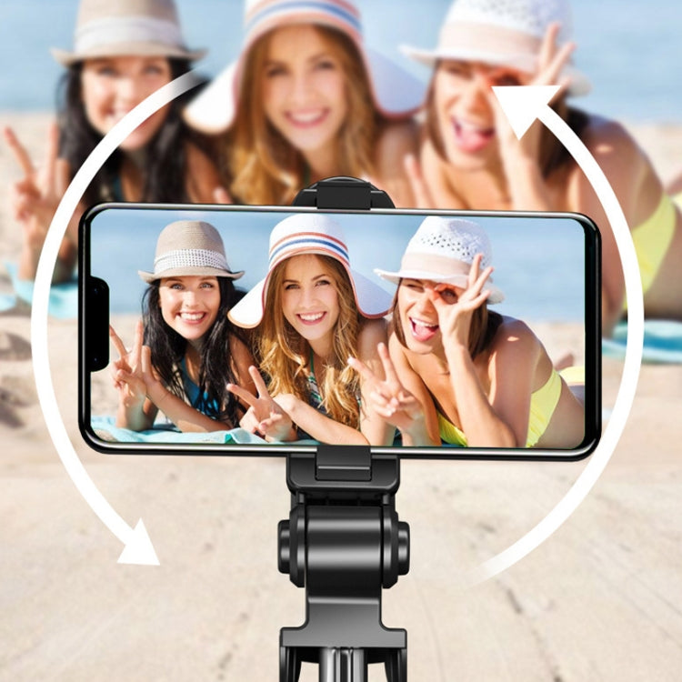 No Bluetooth Black XT02 360-Degree Rotating Multi-Function Retractable Mobile Phone Selfie Stick To Shoot Live TV Drama Tripod, Bluetooth White, 2 PCS No Bluetooth Black, 2 PCS No Bluetooth White