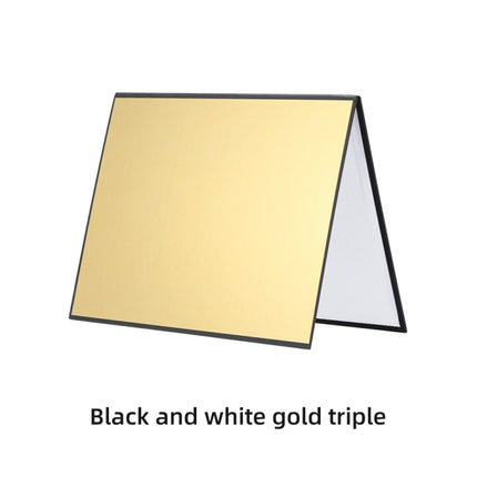 3-in-1 Reflective Board White + Black + Silver A3 Cardboard Folding Light Diffuser Board, 3-in-1 A3 Cardboard Gold, 3-in-1 A3 Cardboard Silver