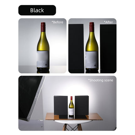 3-in-1 Reflective Board White + Black + Silver A3 Cardboard Folding Light Diffuser Board, 3-in-1 A3 Cardboard Gold, 3-in-1 A3 Cardboard Silver