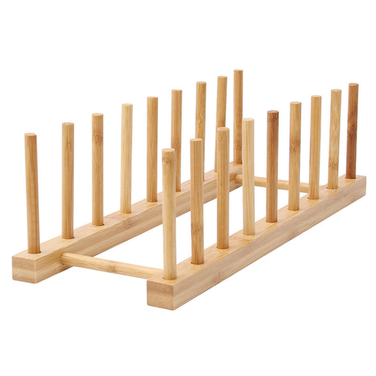 Multi-Purpose Bowl Disc Rack Kitchen Drain Rack Bamboo Tableware Storage Rack, Layer (specification): 2 Grid, 2 Grid, 4 Grid, 7 Grid, 8 Grid