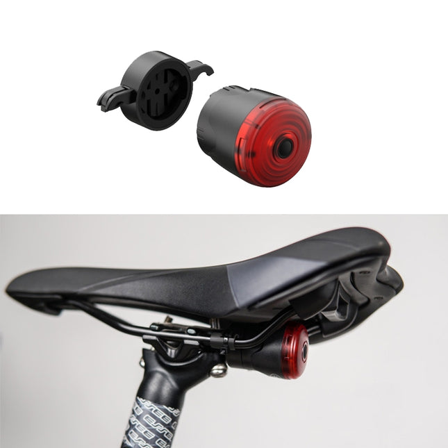 Portable Intelligent Sensing Brake Light Safety Warning Light USB Charging Waterproof Lamp With Electricity Display Taillight, Seat Bow, Seat Pole