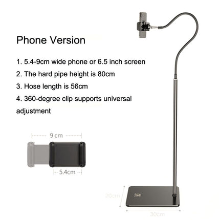 SSKY L6 Bedside Sofa Live Landing Phone Tablet Computer Bracket, Style:, L6 Phone Version (Black), L6 Base Heavy Version (White), L6 Base Heavy Version (Black), L6 Base Heavy Telescopic Version (Black), L6 Experience Version (White)                    ...