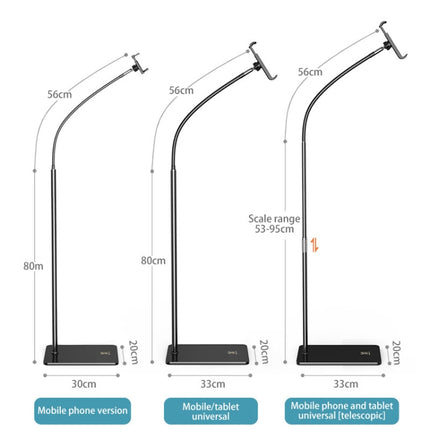 SSKY L6 Bedside Sofa Live Landing Phone Tablet Computer Bracket, Style:, L6 Phone Version (Black), L6 Base Heavy Version (White), L6 Base Heavy Version (Black), L6 Base Heavy Telescopic Version (Black), L6 Experience Version (White)                    ...