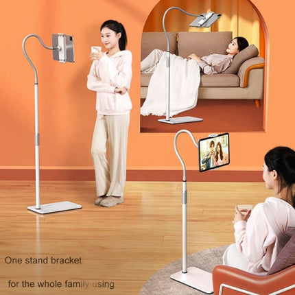 SSKY L6 Bedside Sofa Live Landing Phone Tablet Computer Bracket, Style:, L6 Base Heavy Telescopic Version (White), L6 Phone Version (White), L6 Phone Version (Black), L6 Base Heavy Version (White), L6 Base Heavy Version (Black)                         ...