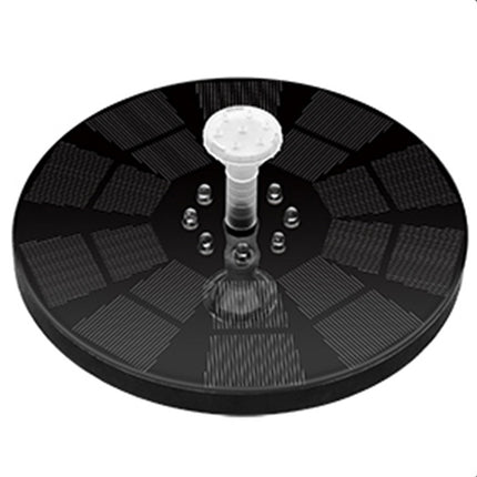 Colorful Lamp Battery Solar Fountain Floating Landscape Fountain, Colorful Lamp Fountain