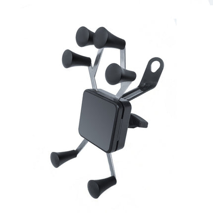 Metal Six Claw Cycling Mobile Phone Bracket Bicycle Motorcycle Electric Car Mobile Phone Bracket, Handle Installation, Rearview Mirror Installation