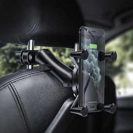 Car Headrest Bracket Motorcycle Rearview Mobile Phone Bracket Style:, 4 Claw Small Back Clips, 4 Claw Large Back Clip, 6 Claw Small Back Clip (engineering plastic), Plate Clamp