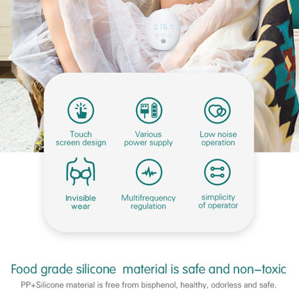 Wearable Automatic Breast Pump Massage Hands-free Invisible Wireless Large Suction Breast Pump